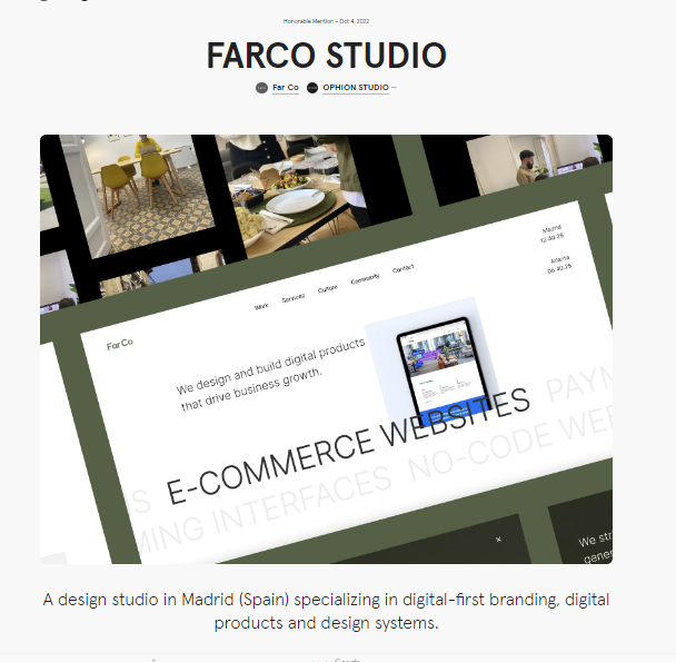 Far Co个性化网站