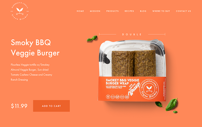 素食食品服务网站设计